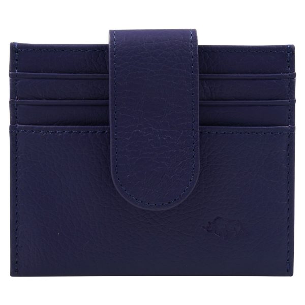 Genuine African Leather Purple Wallet With Clip Closure - Image 18