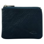 Genuine African Leather Navy Small Coin Purse - Image 18