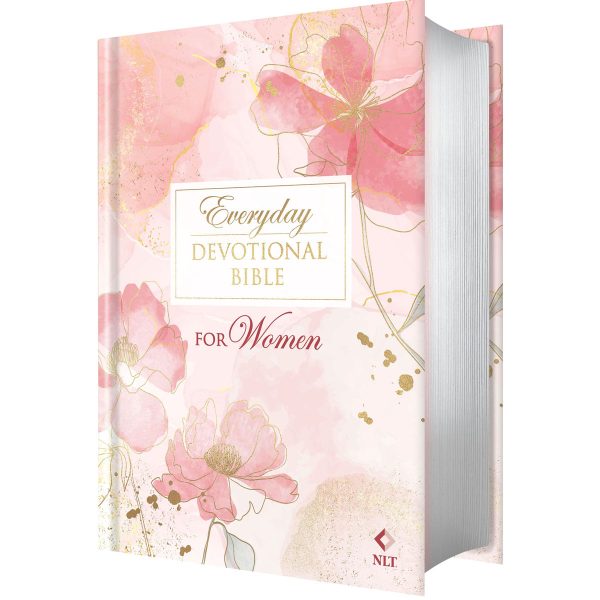 NLT Pink Floral Hardcover Everyday Devotional Bible for Women - Image 14