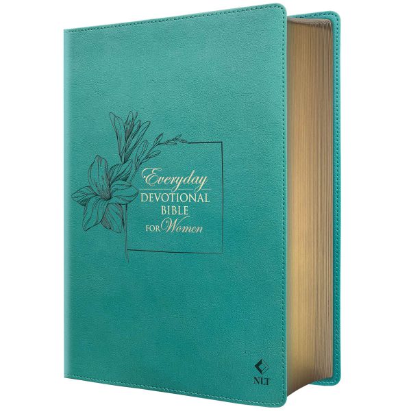 NLT Teal Flexcover Faux Leather Everyday Devotional Bible for Women - Image 14
