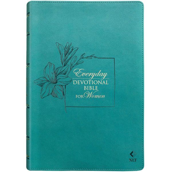 NLT Teal Flexcover Faux Leather Everyday Devotional Bible for Women - Image 13