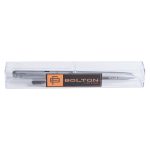 Bolton Twist-Action Silver Pen With Pen Refill In Acrylic Gift Box - Image 4