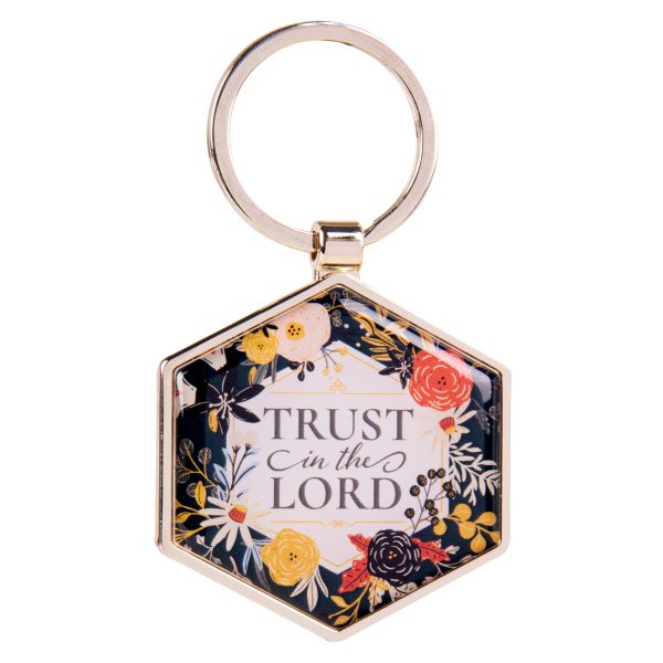 Trust in the Lord Epoxy Metal Key Ring - Image 6