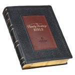 NLT Dark Olive And Brown Faux Leather Flexcover The Family Heritage Bible - Image 12