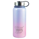 Blessed Is The One Who Trusts In The Lord Stainless Steel Water Bottle - Jeremiah 17:7 - Image 10