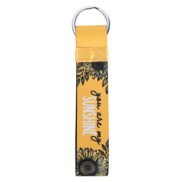 You Are My Sunshine Neoprene Wristlet Key Ring - Image 10