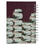 Between The Pages Of A Book Is A Lovely Place To Be Large Hardcover Wirebound Journal - Image 8