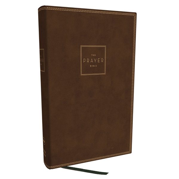 NKJV Brown Imitation Leather The Prayer Bible Comfort Print - Image 4
