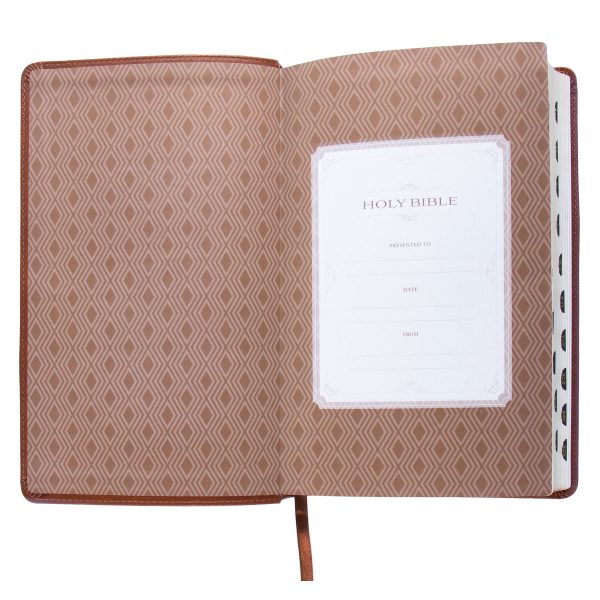 KJV Brown Faux Leather Medium Bible Giant Print - Image 24