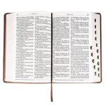 KJV Brown Faux Leather Medium Bible Giant Print - Image 25