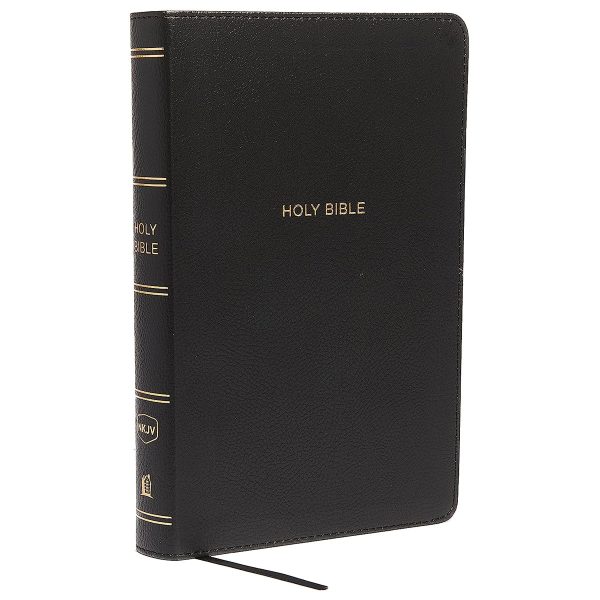 NKJV Black Imitation Leather Personal Size Reference Bible Giant Comfort Print - Image 4