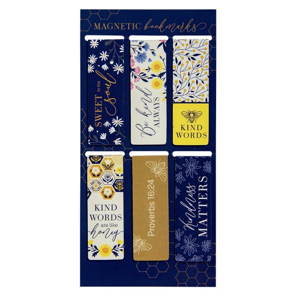 Kind Words Six Piece Magnetic Bookmark Set - Image 6