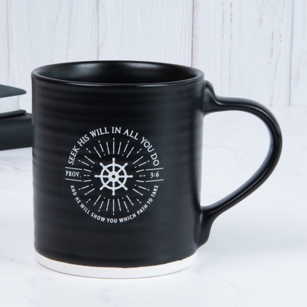 Seek His Will In All You Do Black Ceramic Mug - Proverbs 3:6 - Image 12