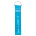 Be Joyful Always Neoprene Wristlet Key Ring - Image 10