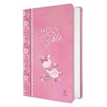 NLT Pink Deer Flexcover Faux Leather Baby Bible for Girls - Image 13