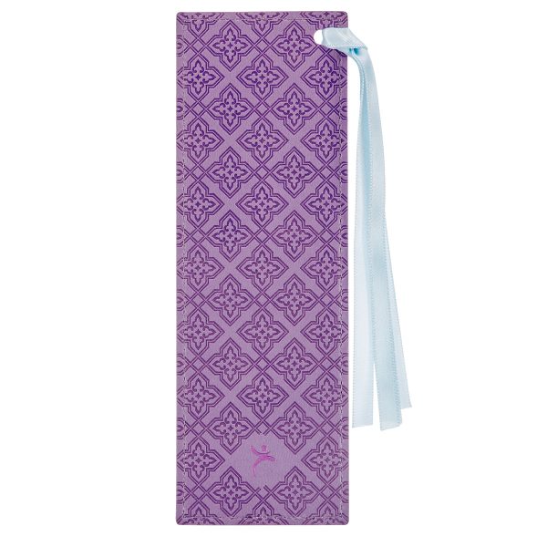Strength and Dignity Purple Faux Leather Bookmark - Image 8