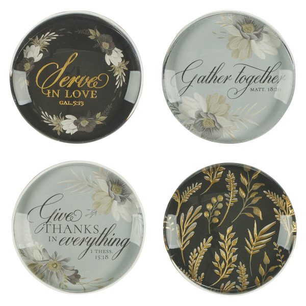 Gather Together Glass Magnetic Set Of 4 - Image 7