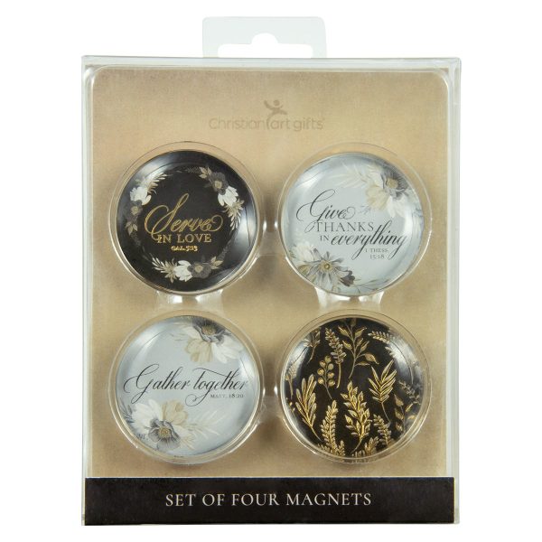 Gather Together Glass Magnetic Set Of 4 - Image 8