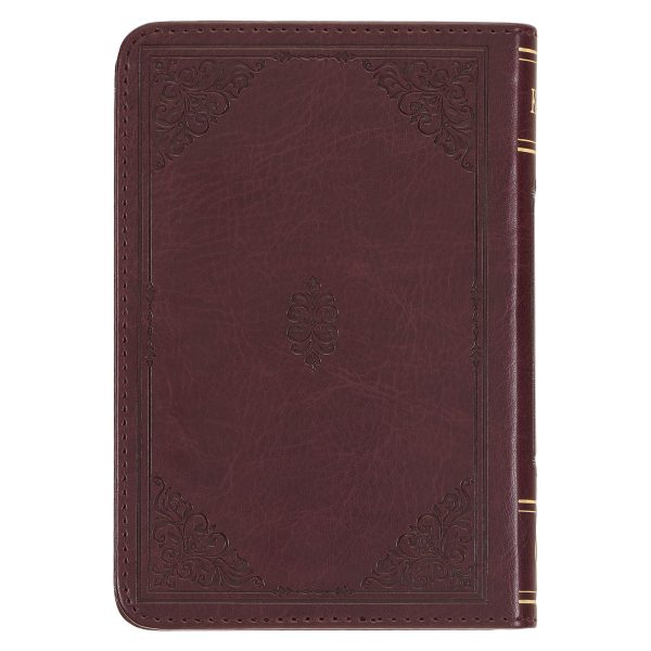 KJV Burgundy Faux Leather Mini Pocket Bible - Image 11