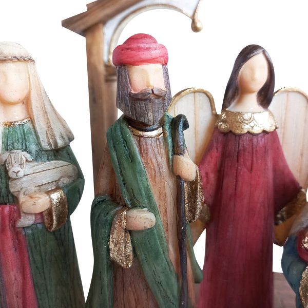 Christmas Nativity With House & Cross Set Of 9 - Image 22