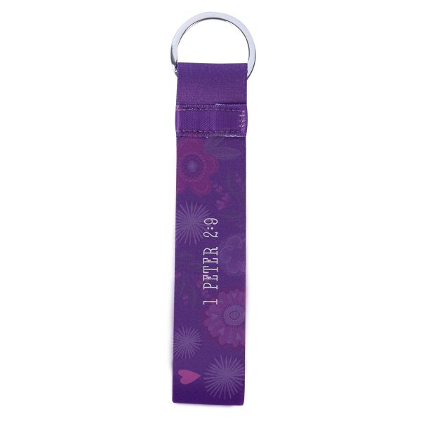 Chosen, Loved, Beautiful Neoprene Wristlet Key Ring - Image 11