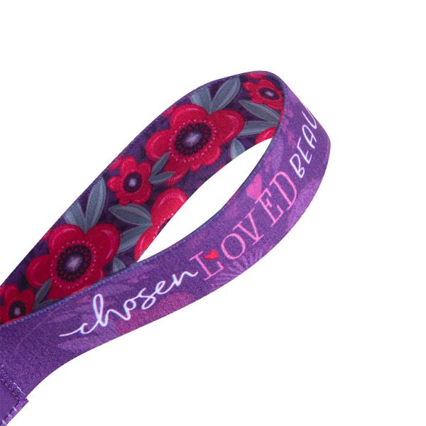 Chosen, Loved, Beautiful Neoprene Wristlet Key Ring - Image 12