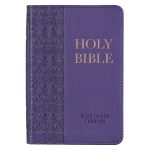 KJV Purple Faux Leather Mini Pocket Bible - Image 22