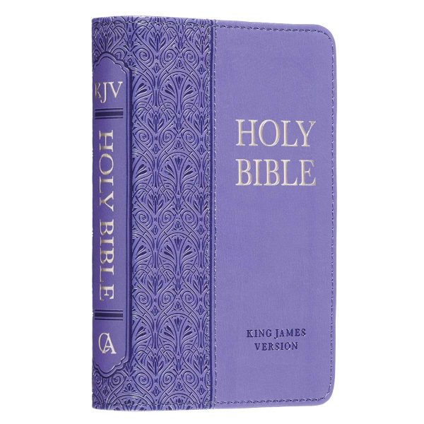 KJV Purple Faux Leather Mini Pocket Bible - Image 24