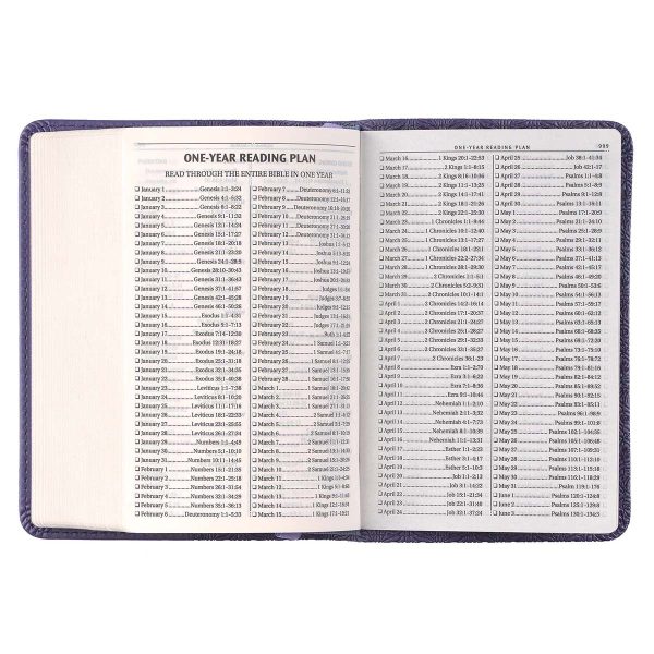 KJV Purple Faux Leather Mini Pocket Bible - Image 26