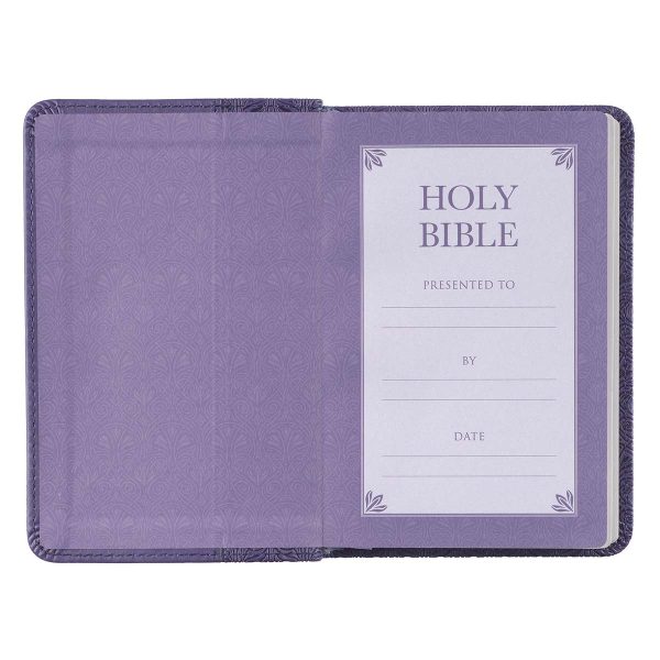 KJV Purple Faux Leather Mini Pocket Bible - Image 27