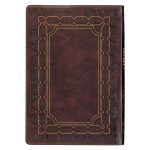 KJV Burgundy Faux Leather Bible Super Giant Print - Image 8