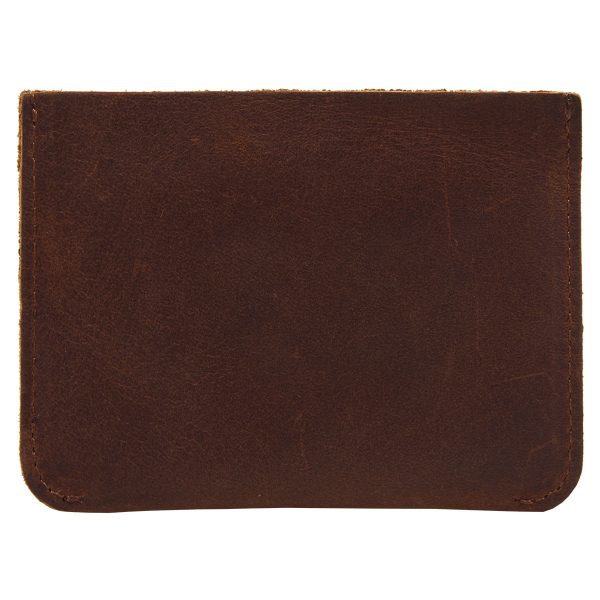 Genuine African Leather Brown Card Holder - Image 17