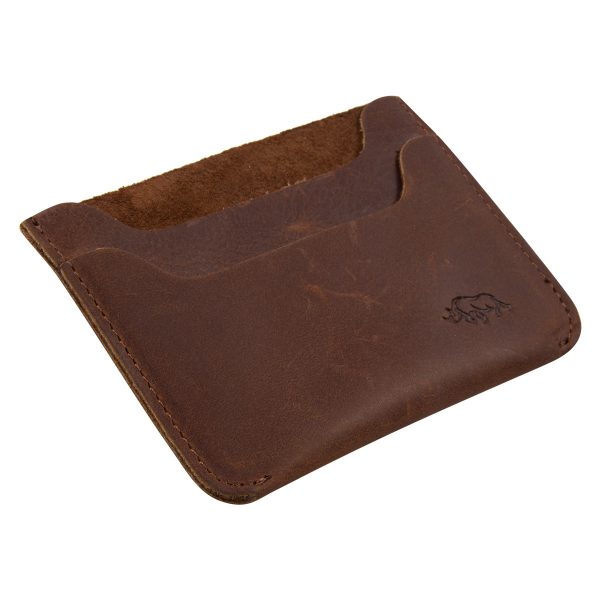 Genuine African Leather Brown Card Holder - Image 18
