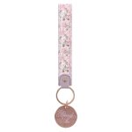 Blessed Is She Faux Leather Key Ring - Luke 1:45 - Image 15