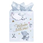 Welcome Little One Medium Gift Bag With Gift Tag - Image 10