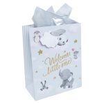Welcome Little One Medium Gift Bag With Gift Tag - Image 12