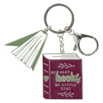 So Many Books, So Little Time Metal Key Ring - Image 7