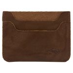 Genuine African Leather Medium Brown Card Holder - Image 16