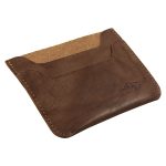 Genuine African Leather Medium Brown Card Holder - Image 18