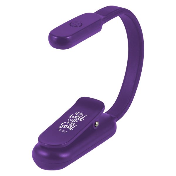 It Is Well With My Soul Purple Book Light - Psalms 62:5 - Image 4