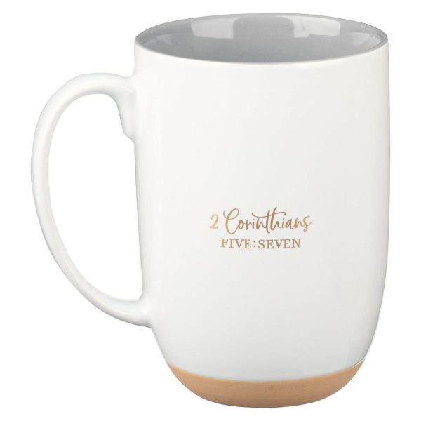 Walk By Faith Not By Sight White Ceramic Mug - Image 11
