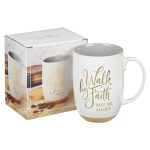 Walk By Faith Not By Sight White Ceramic Mug - Image 12