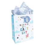 Blessings For A Baby Boy Medium Gift Bag With Gift Tag - Image 11
