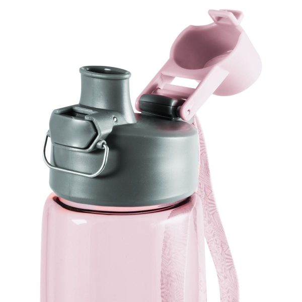 Whatever Is True, Whatever is Noble Pink Plastic Water Bottle - Image 12