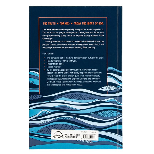 KJV Blue Ocean Hardcover Kids Bible Large Print - Image 20