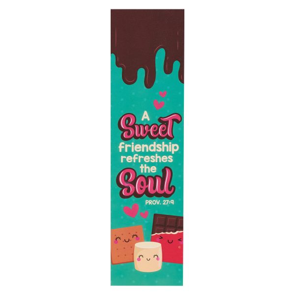 A Sweet Friendship Refreshes The Soul Pack Of 10 Sunday School Bookmark - Proverbs 27:9 - Image 6