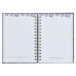 Blessed Is She Who Has Believed Black & Purple Large Hardcover Wirebound Journal - Image 16