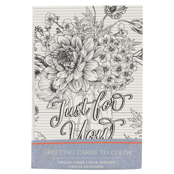 Just For You Coloring Greeting Card Set With Envelopes - Image 19