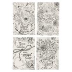 Just For You Coloring Greeting Card Set With Envelopes - Image 22