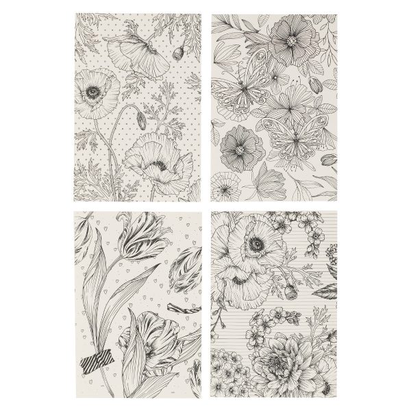 Just For You Coloring Greeting Card Set With Envelopes - Image 23
